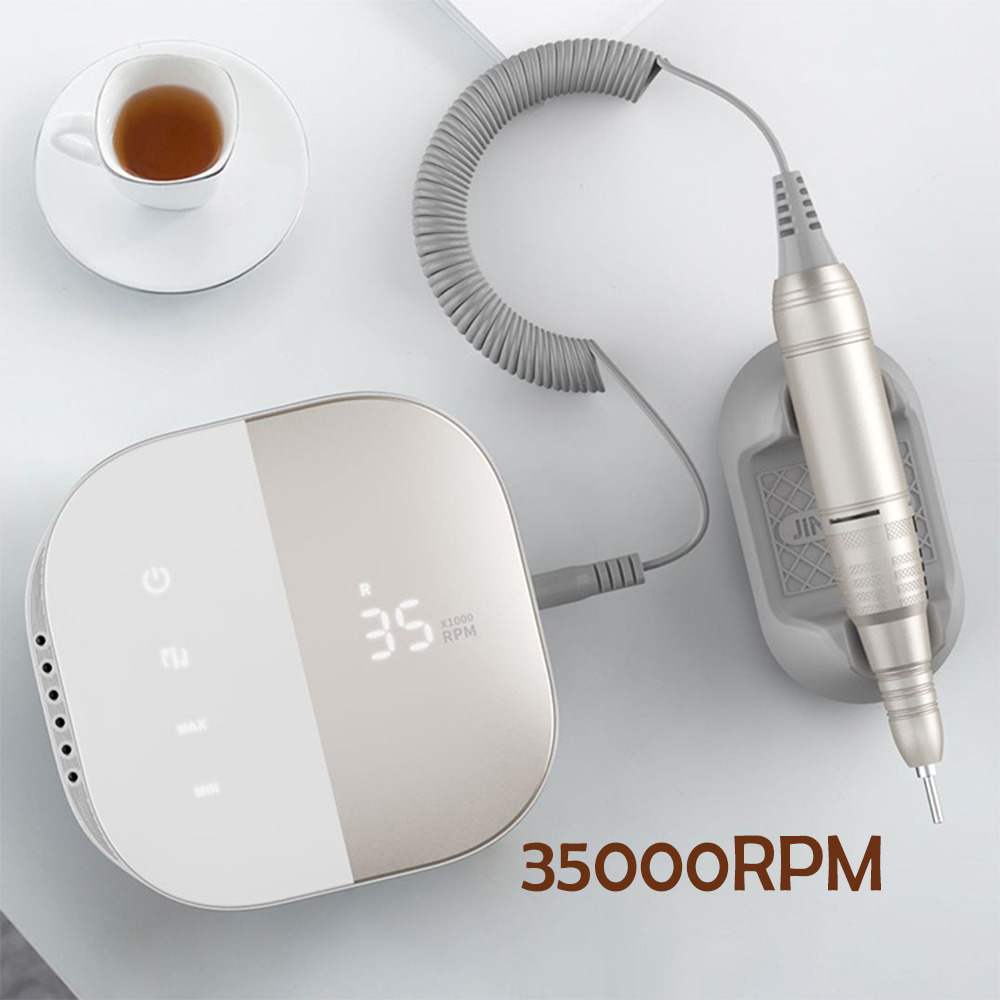 Lixadeira elétrica 35000 rpm para unhas profissional