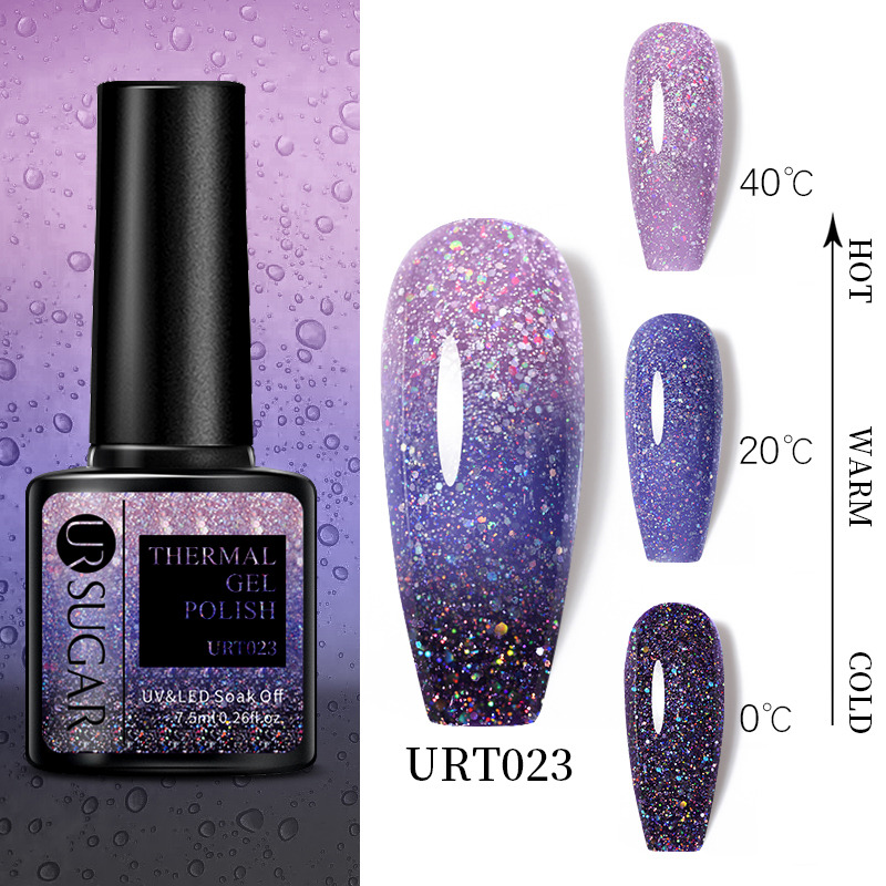 Gel para unhas Glitter Ultra-Fino Térmico Verniz - Imagem 4