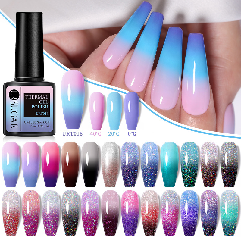 Gel para unhas Glitter Ultra-Fino Térmico Verniz - Imagem 6