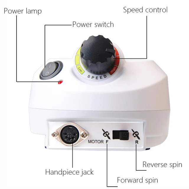 Máquina para manicure - Retifica de unha - Imagem 4